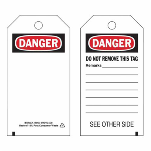&eacute;tiquettes de s&eacute;curit&eacute; auto-plastifiantes, Polyester, 3" la x 5-3/4" h, Anglais Auto-Cam