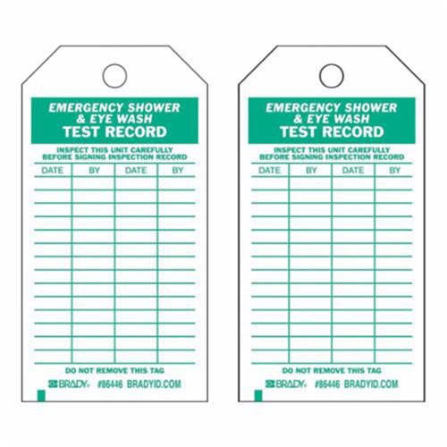 &eacute;tiquettes pour r&eacute;sultats de test, Polyester, 4" la x 7" h, Anglais Auto-Cam
