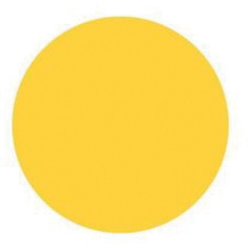 &eacute;tiquettes rondes inscriptibles, Cercle, 3" lo x 3" la, Jaune Auto-Cam
