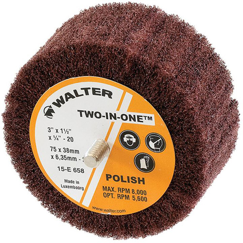 Meule &agrave; lamelles abrasives Two-In-One Auto-Cam