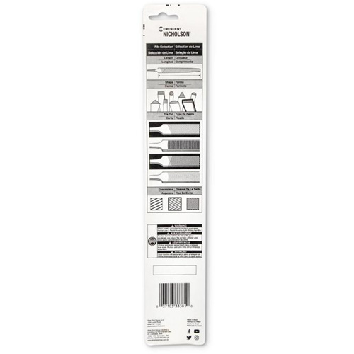 Sharpening File, Flat, 8", Single/Double Auto-Cam