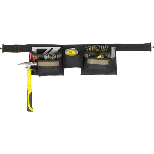Ceinture &agrave; outils combin&eacute;e de luxe, Polyester, Noir Auto-Cam