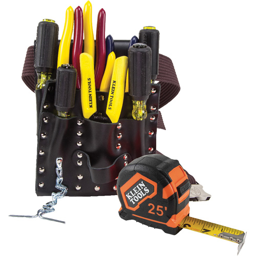 Electricians Tool Set, Leather, White Auto-Cam