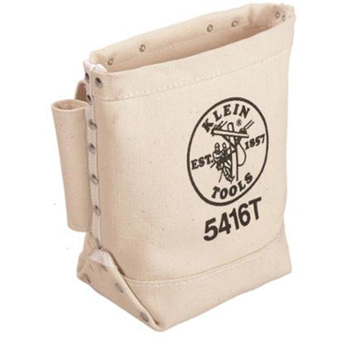 Bull-Pin & Bolt Tool Bag with Tunnel Loop, Tool Holder, Canvas, 3 Pockets Auto-Cam