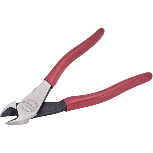 PINCE COUPANTE EN DIAG,ACTION LEVIER,TETE ANGULR, 8-1/16" lo Auto-Cam