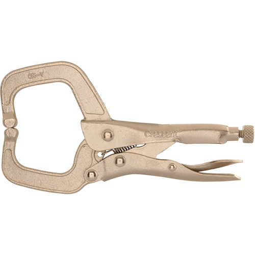 Locking Pliers, 6" Length, C-Clamp Auto-Cam