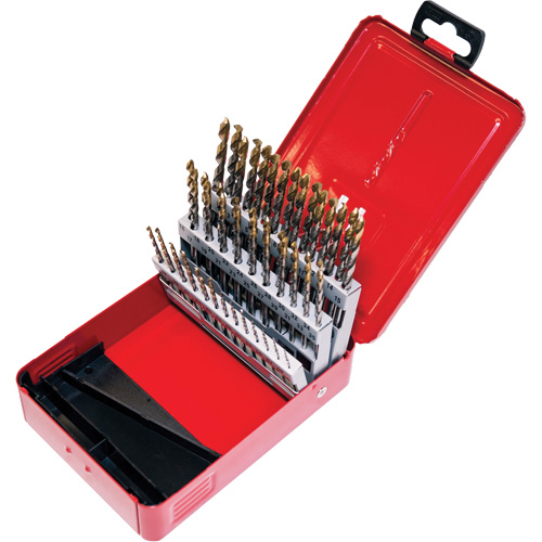 Jobber Drill Set, 60 Pieces, High Speed Steel Auto-Cam