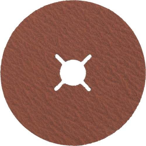 Disque en fibre, C&eacute;ramique, 80, 4-1/2" Dia x 7/8" Arbre Auto-Cam