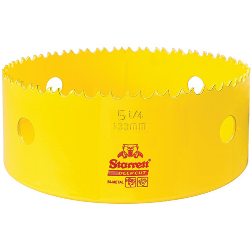 Bi-Metal Holesaw - 5-1/4", 5-1/4", 2" Depth of Cut, Bi-Metal Auto-Cam