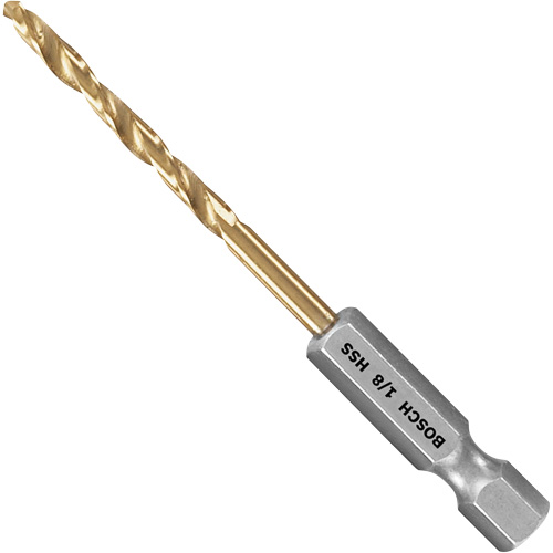 Foret Impact Tough, Acier rapide, Cannelure 1-3/4", Pointe de 135° Auto-Cam