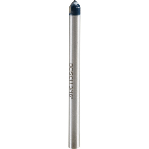 Glass and Tile Bit, Carbide, 4" Flute Auto-Cam