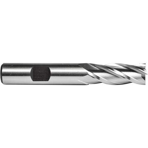 C615 End Mill, 3/8" Dia., 4 Flutes, High Speed Steel Auto-Cam