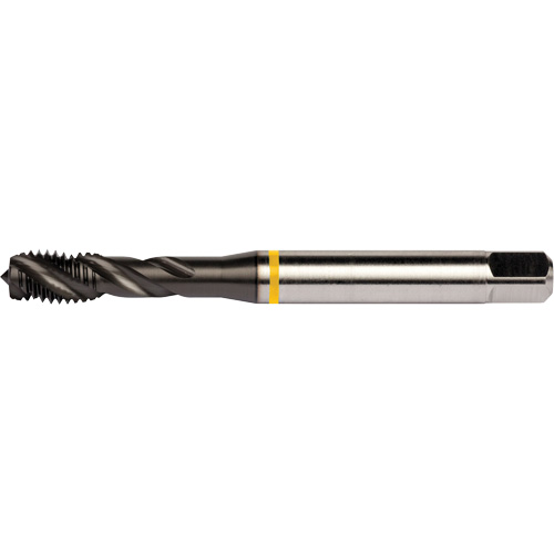 Yellow Shark Spiral Flute Tap, High Speed Cobalt, 7/16"-20 Thread, 3.937" L Auto-Cam
