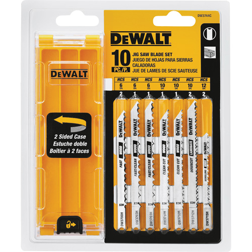 Jeu de lames de scie sauteuse &agrave; queue en U avec &eacute;tui Auto-Cam