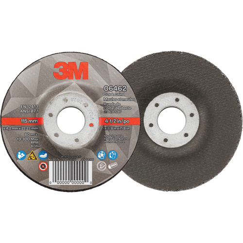 Cut & Grind Wheel, 4-1/2" x 1/8", 7/8" Arbor, Type 27, Ceramic Auto-Cam