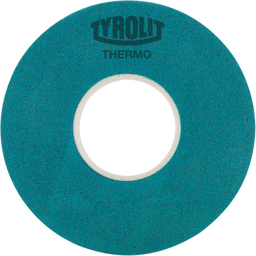 Meule plate simple thermique &agrave; liant &eacute;lastique, 7-7/8" x 0,787", Arbre 3", Type 1 Auto-Cam