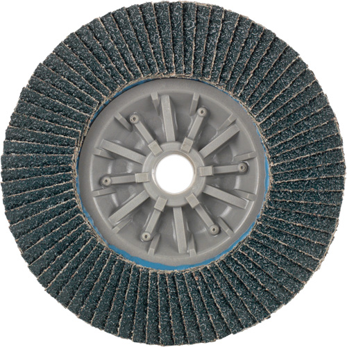 Disque &agrave; lamelles Long Life C-Trim, 4-1/2" x 5/8"-11, Type 27, Grain 40, Alumine de zirconium Auto-Cam