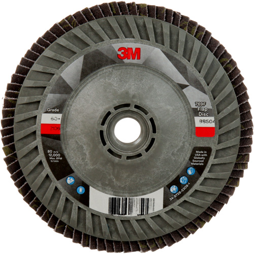 769F Quick Change Flap Disc, 5" x 5/8"-11, Type 27, 60+ Grit, Ceramic Auto-Cam