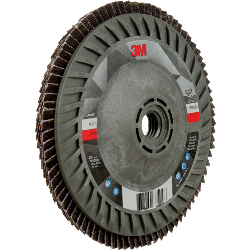 769F Quick Change Flap Disc, 5" x 5/8"-11, Type 27, 60+ Grit, Ceramic Auto-Cam