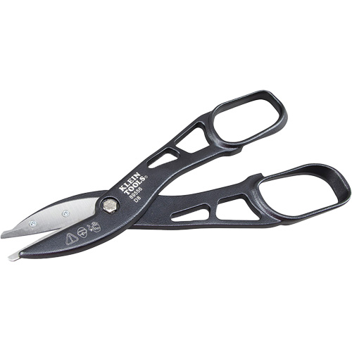 Tin Snips, 3-1/2" Cut Length, Straight Cut Auto-Cam