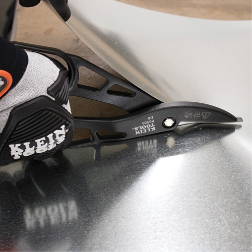 Tin Snips, 3-1/2" Cut Length, Straight Cut Auto-Cam