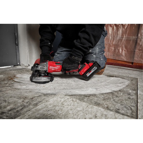 M18 Fuel Slide Switch Braking Grinder with One-Key Slide Switch (Tool Only), 4-1/2" or 5" Wheel, 18 V Auto-Cam