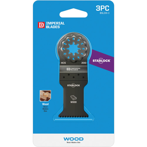 Starlock 1-3/8" Standard Wood Blades Auto-Cam