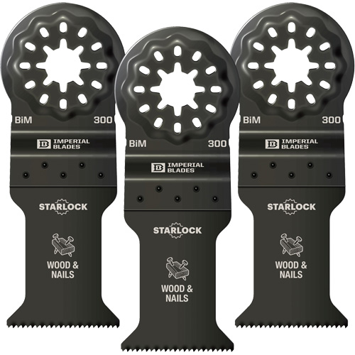 Starlock 1-3/8" Standard Wood & Nails Blades Auto-Cam
