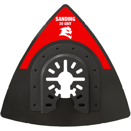20-Grit Universal Fit 3-1/2" Oscillating Sanding Plate Auto-Cam