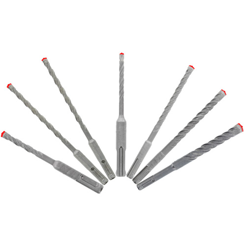 Jeu de forets pour marteau &agrave; t&ecirc;te enti&egrave;rement au carbure &agrave; 4 couteaux SDS-Plus Rebar Demon, 7 morceaux, Carbure Auto-Cam