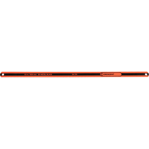 Lames de rechange pour scie &agrave; m&eacute;taux, Bim&eacute;tal, 12" lo, 24 dents par pouce Auto-Cam