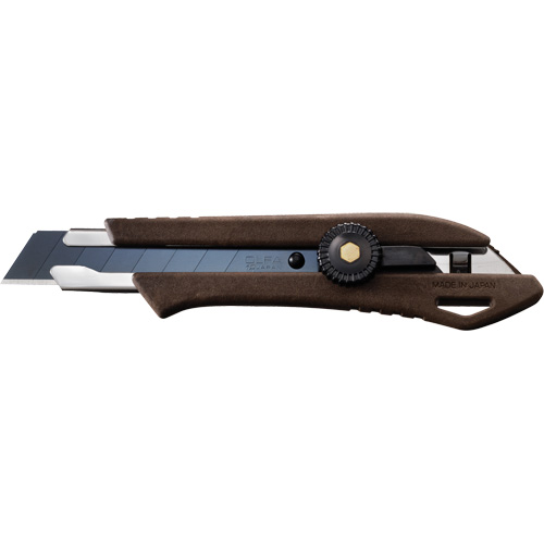 Ratchet Lock Knife, 18 mm, Wood Handle Auto-Cam