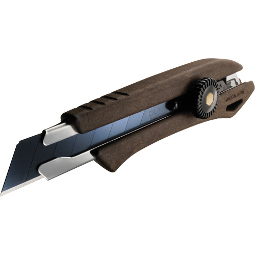 Ratchet Lock Knife, 18 mm, Wood Handle Auto-Cam