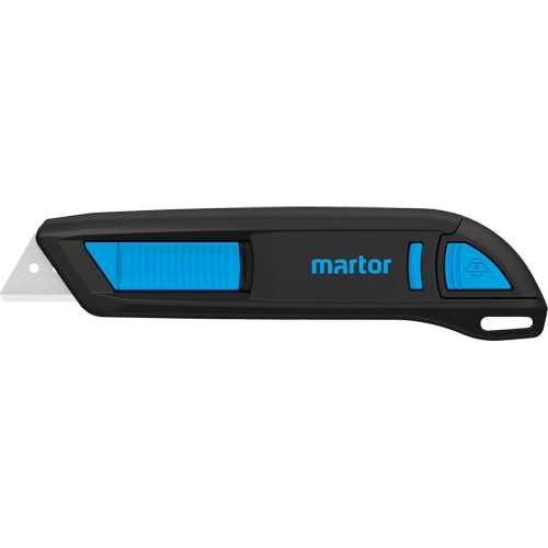 Secunorm 300 Retractable Safety Knife with Rounded Tip Blade, 17 mm Auto-Cam