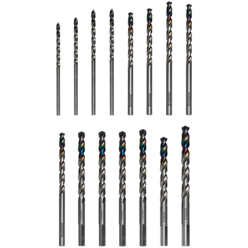 Jeu de forets Metal Demon pour aciers doux, tremp&eacute;s et inoxydables, 15 morcea Auto-Cam