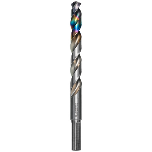 Metal Demon Drill Bit for Mild, Hardened and Stainless Steels, 25/64", 3-2/5" Flute, 130° Point Auto-Cam