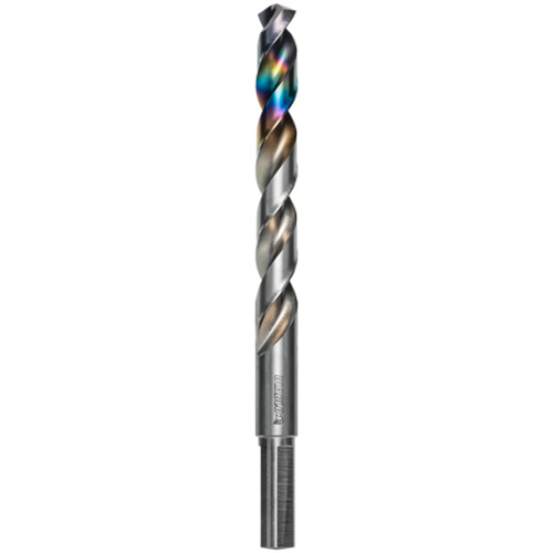 Metal Demon Drill Bit for Mild, Hardened and Stainless Steels, 27/64", 3-7/10" Flute, 130° Point Auto-Cam