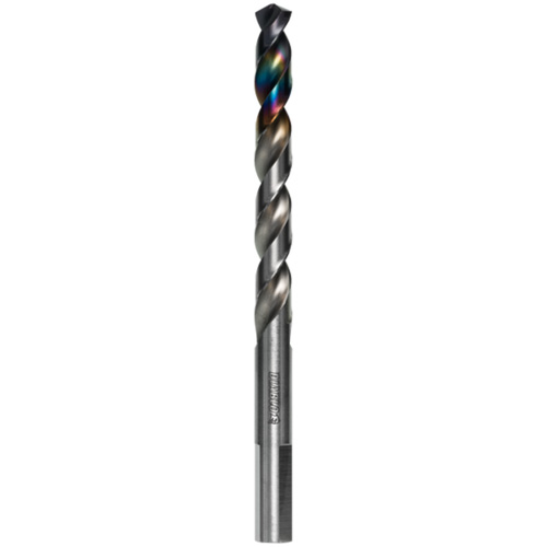 Metal Demon Drill Bit for Mild, Hardened and Stainless Steels, 3/8", 3-2/5" Flute, 130° Point Auto-Cam