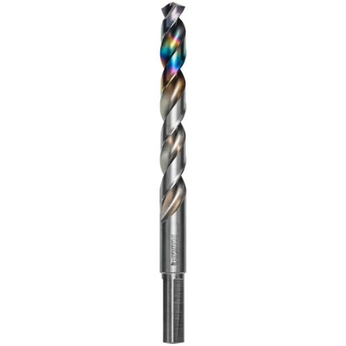 Metal Demon Drill Bit for Mild, Hardened and Stainless Steels, 7/16", 3-7/10" Flute, 130° Point Auto-Cam