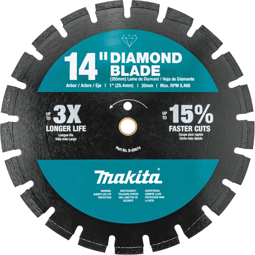 Segmented Diamond Blade, Dual Purpose Auto-Cam