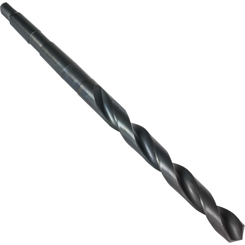 Small Taper Shank Drill Bit, 17/32", High Speed Steel, 4-5/8" Flute, 118° Point Auto-Cam