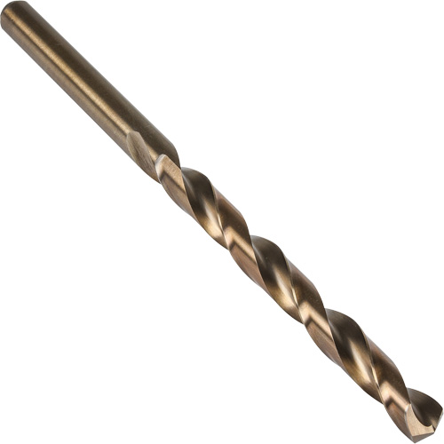 Heavy-Duty Taper Length Drill Bit, #7, High Speed Cobalt, 3-5/8" Flute, 135° Point Auto-Cam