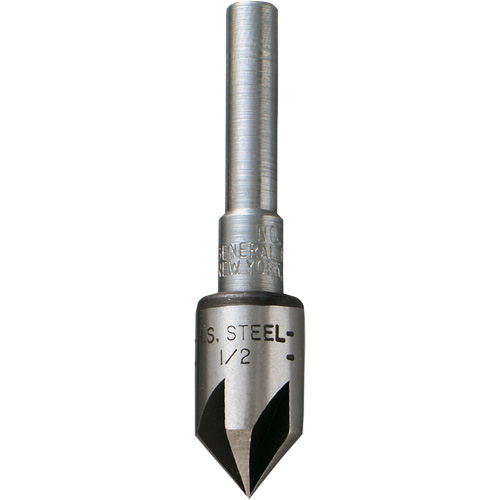 Fraise conique, 1/2", Acier rapide, Angle de 82°, 5 cannelures Auto-Cam