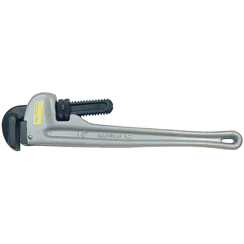 Pipe Wrench, 2-1/2" Jaw Capacity, 18" Long, Non-Ergonomic Handle Auto-Cam