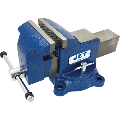JSV-6HD Heavy-Duty Vise with 6" Swivel Base, 4" Jaw Width, 4" Throat Depth Auto-Cam
