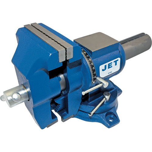 Multi-Purpose Heavy-Duty Vise, 5" Jaw Width, 3" Throat Depth Auto-Cam
