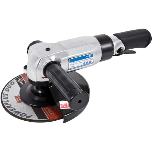 Super Heavy-Duty Angle Grinder, 7" Wheel, 3/8" NPT Inlet, 7800 RPM Auto-Cam