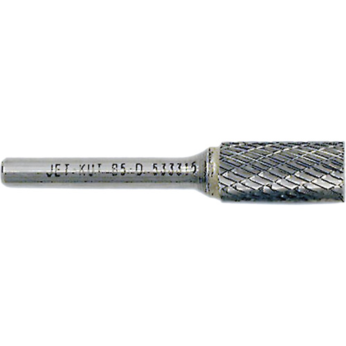 End-Cut Cylindrical Burr, 5/8" Dia., 1/4" Shank, 1" Depth of Cut Auto-Cam