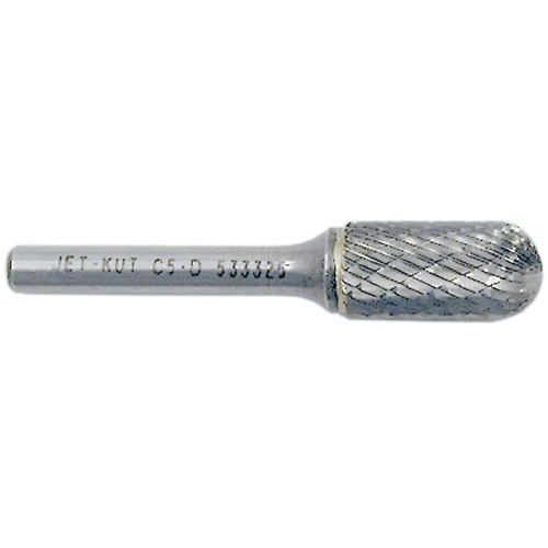 JET-KUT Round Nose Shape Burr, 3/8" Dia., 3/4" Depth of Cut Auto-Cam