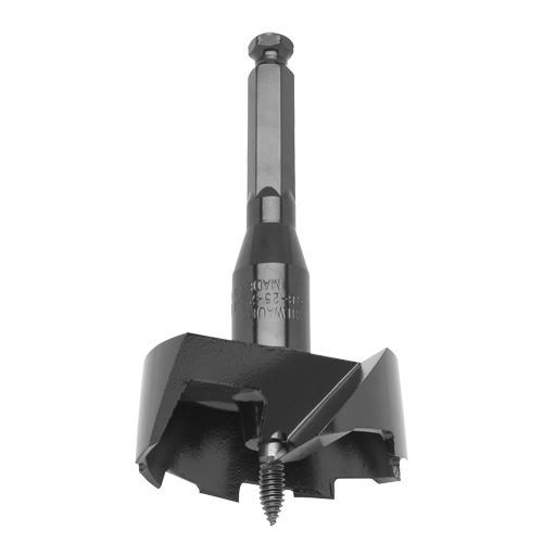 Foret standard &agrave; alimentation automatique, 2-9/16", Longeur de 3-5/8", Tige 7/16" hexagonal Auto-Cam